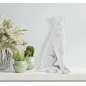 LEOPARDO Siedzący Biały 15 10 27 cm